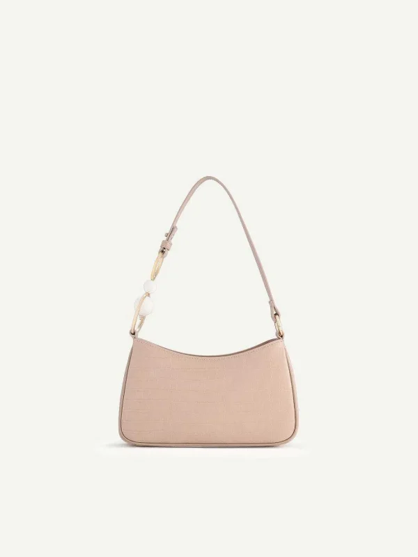 acrylic_embellished_croce_0.webp Acrylic Embellished Croc-Effect Embossed Shoulder Bag<PEDRO Shop