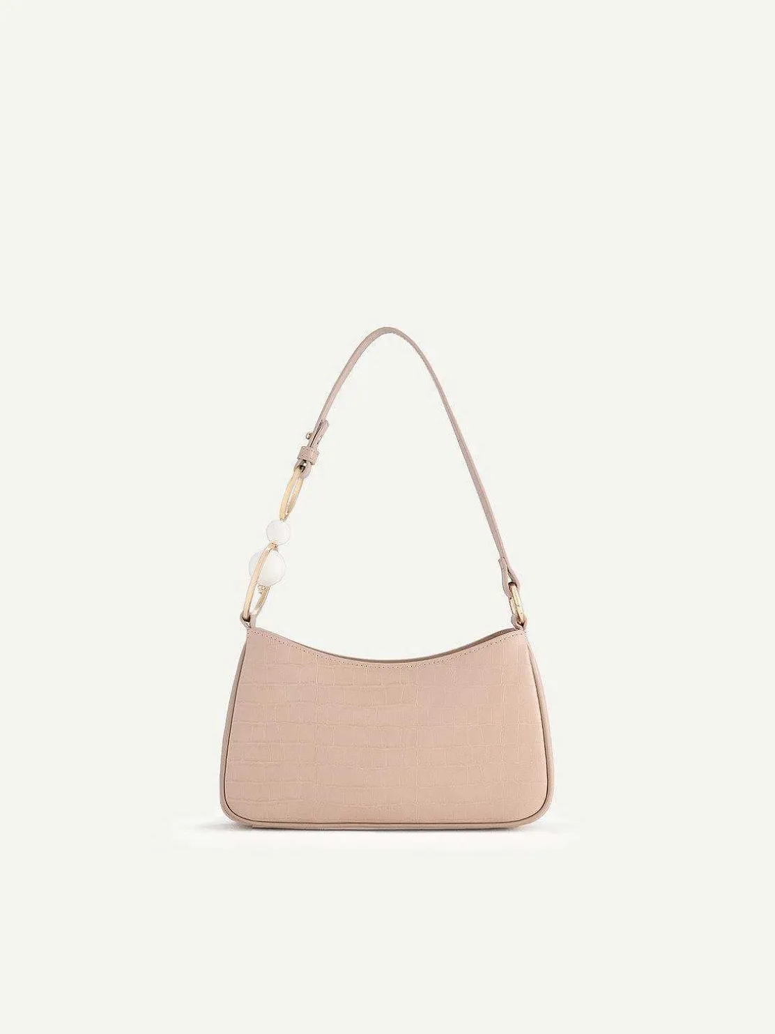 acrylic_embellished_croce_0.webp Acrylic Embellished Croc-Effect Embossed Shoulder Bag<PEDRO Shop
