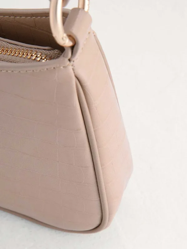 acrylic_embellished_croce_2.webp Acrylic Embellished Croc-Effect Embossed Shoulder Bag<PEDRO Shop