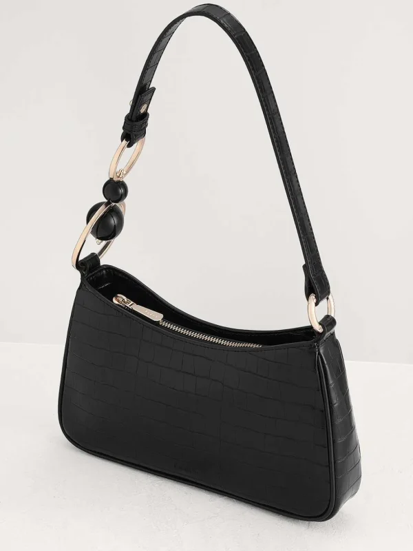 acrylic_embellished_croce_3-1.webp Acrylic Embellished Croc-Effect Embossed Shoulder Bag<PEDRO Sale