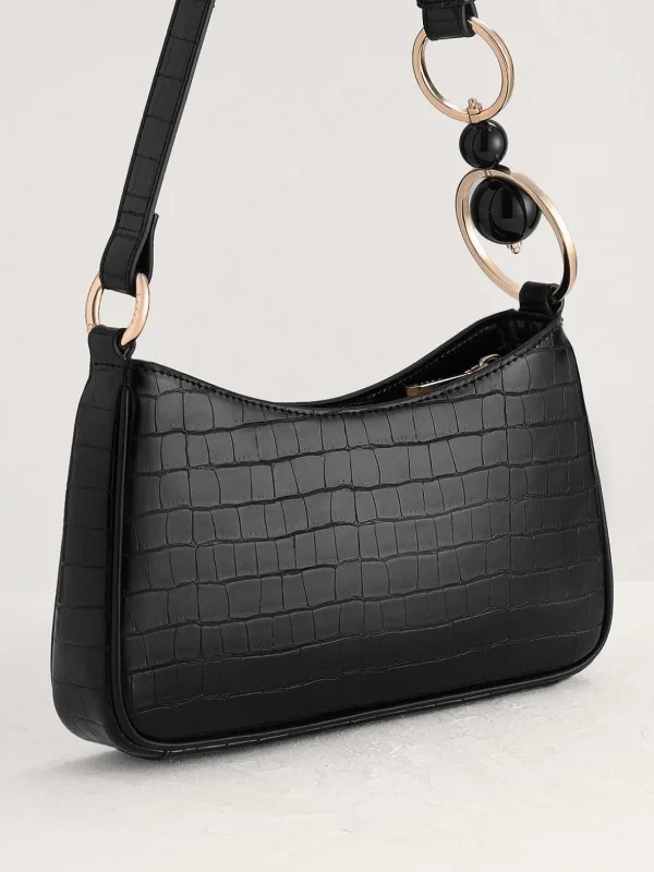 acrylic_embellished_croce_5-1.webp Acrylic Embellished Croc-Effect Embossed Shoulder Bag<PEDRO Sale