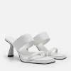 Amelie Leather Heel Sandals<PEDRO New
