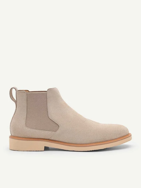 Beige Leather Ankle Boots<PEDRO Clearance
