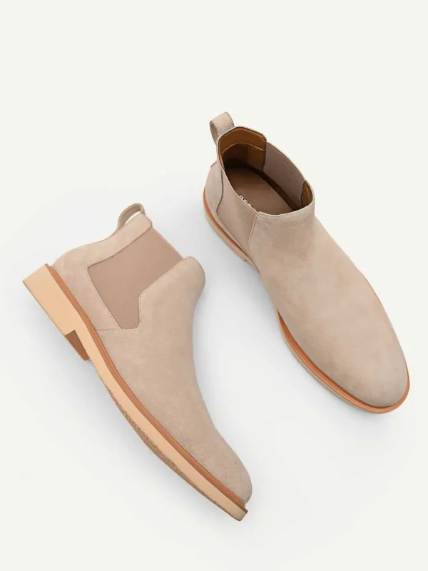 Beige Leather Ankle Boots<PEDRO Clearance
