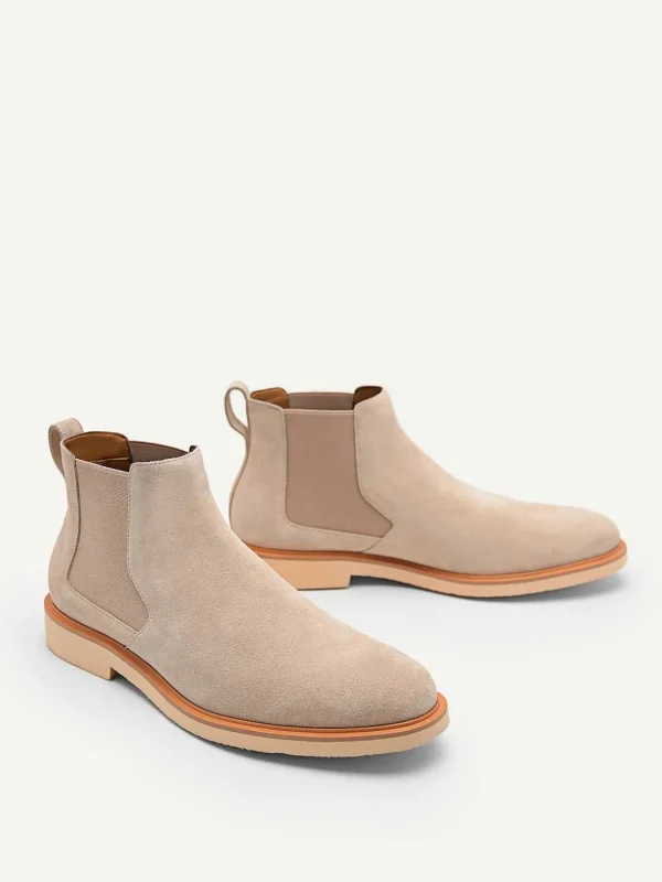 Beige Leather Ankle Boots<PEDRO Clearance