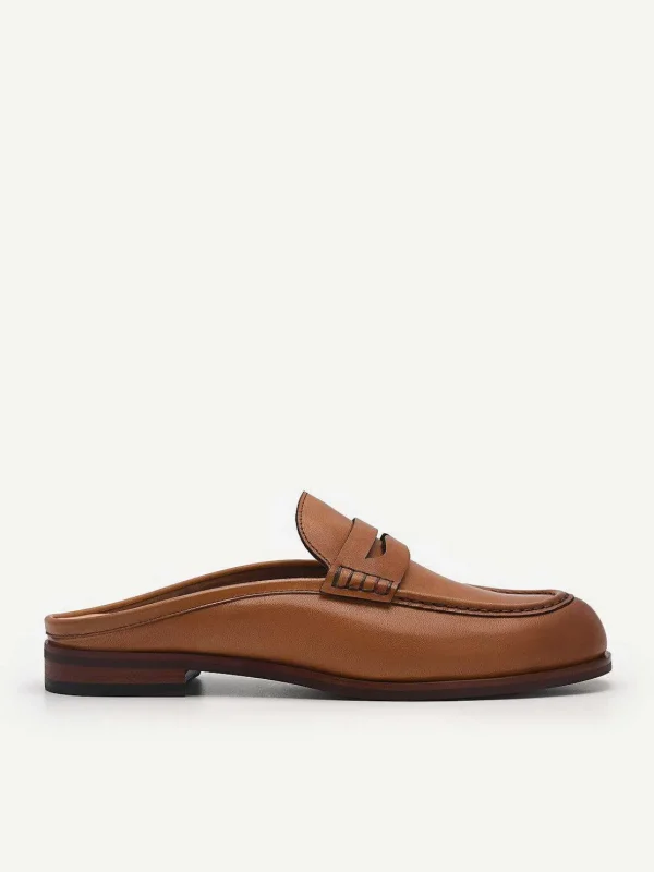 blake_leather_penny_loafe_0-1.webp Blake Leather Penny Loafer Mules<PEDRO Store