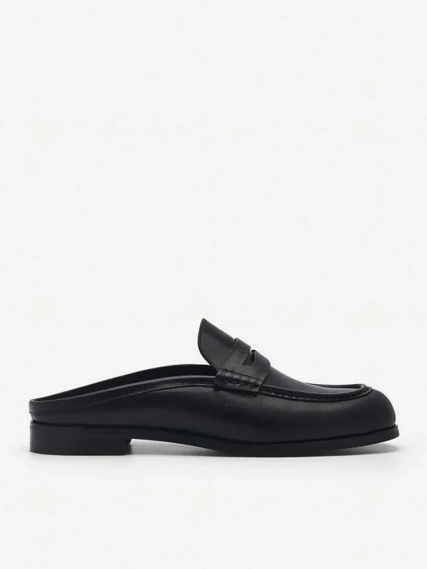 blake_leather_penny_loafe_0-2.webp Blake Leather Penny Loafer Mules<PEDRO Shop