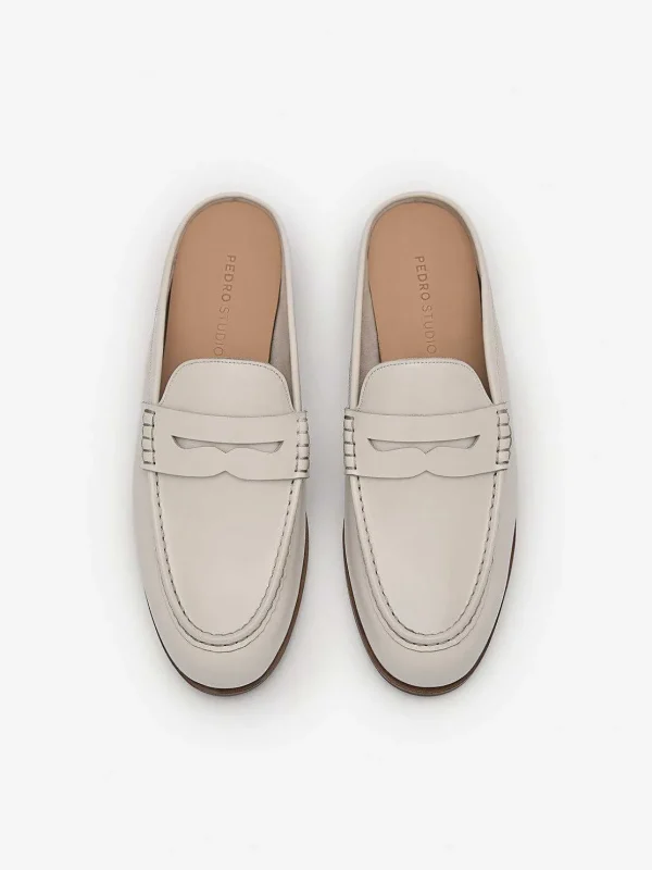 blake_leather_penny_loafe_3.webp Blake Leather Penny Loafer Mules<PEDRO Best Sale