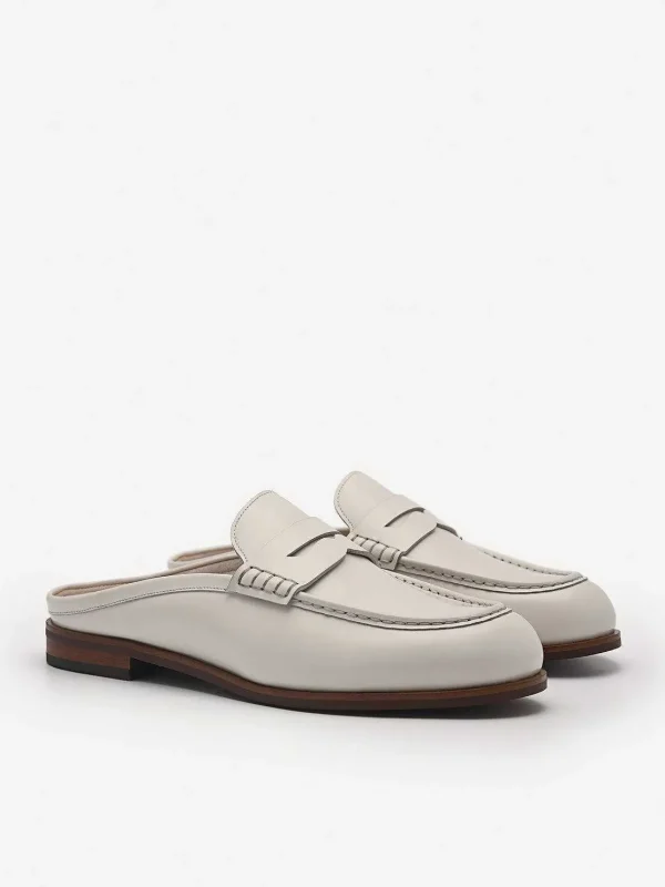 blake_leather_penny_loafe_4.webp Blake Leather Penny Loafer Mules<PEDRO Best Sale