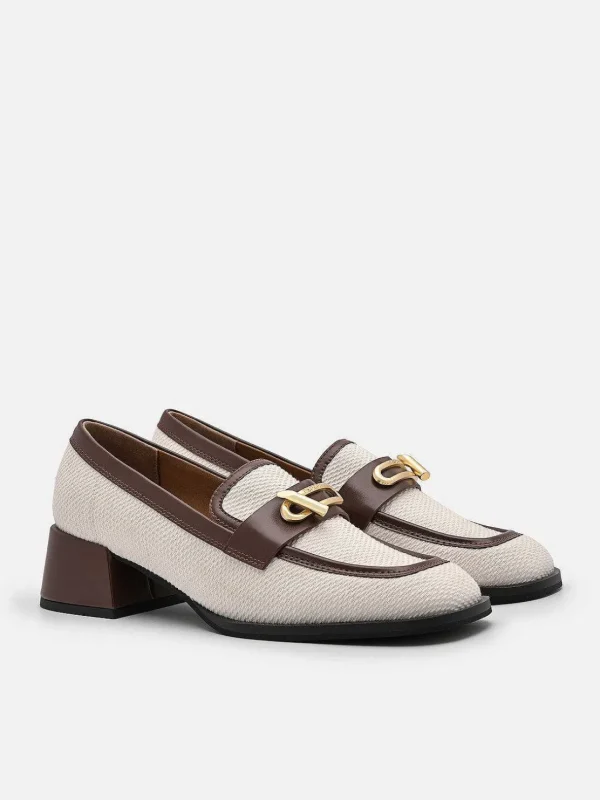 Brie Canvas Heel Loafers<PEDRO Online