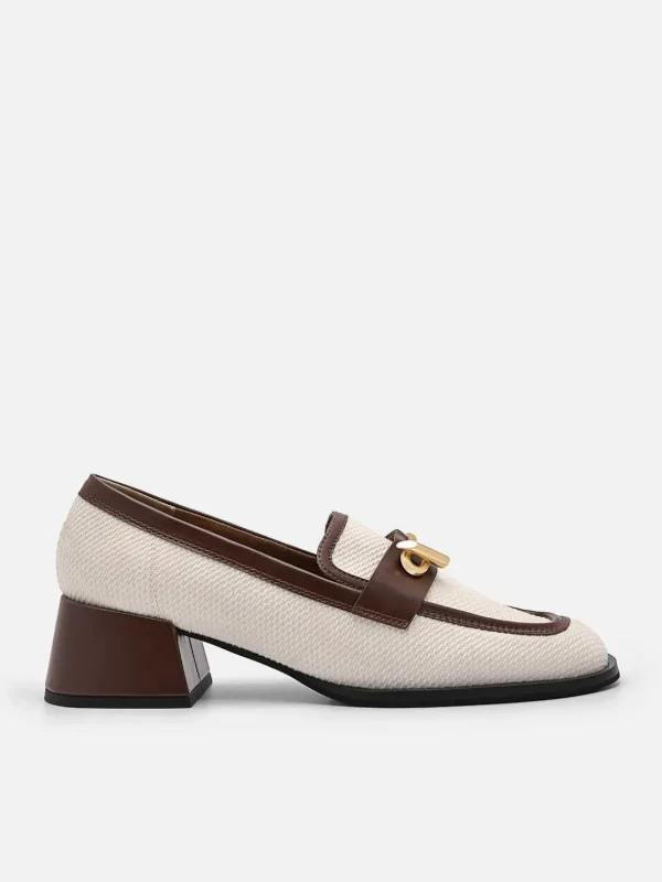 Brie Canvas Heel Loafers<PEDRO Online