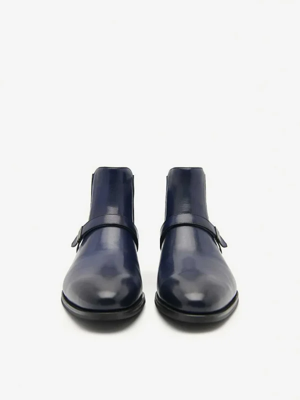 Brooklyn Leather Strapped Boots<PEDRO Hot