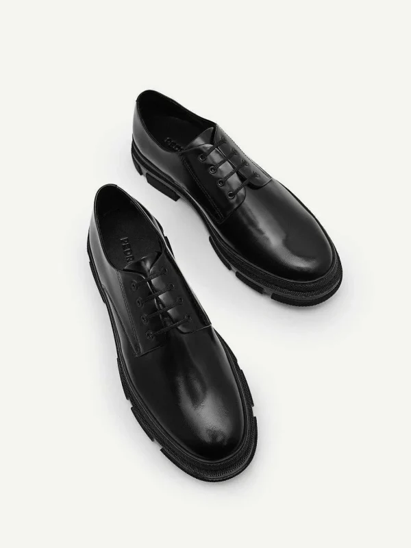 chunky_leather_derby_shoe_5.webp Chunky Leather Derby Shoes<PEDRO Discount
