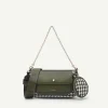 dilone_houndstooth_double_2-1.webp Dilone Houndstooth Double Flap Shoulder Bag<PEDRO Sale