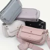 dilone_houndstooth_double_4.webp Dilone Houndstooth Double Flap Shoulder Bag<PEDRO Best Sale