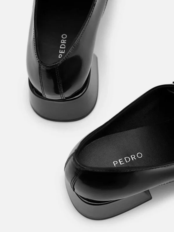 Eden Leather Heel Loafers<PEDRO Discount