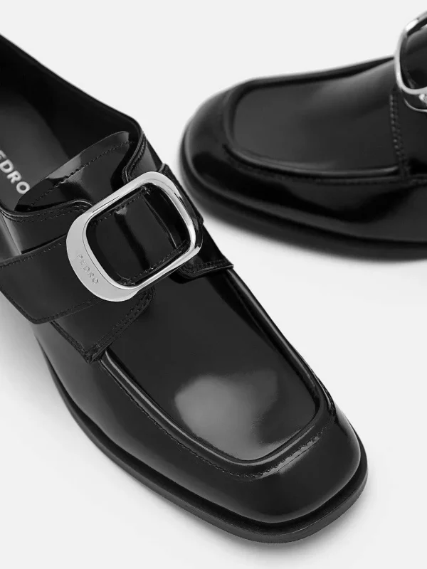 Eden Leather Heel Loafers<PEDRO Discount
