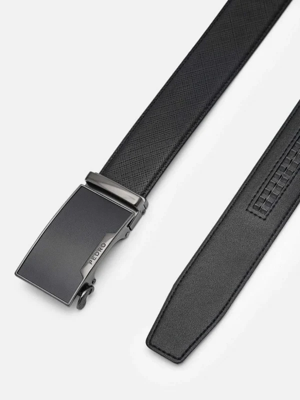 Embossed Leather Automatic Belt<PEDRO Hot