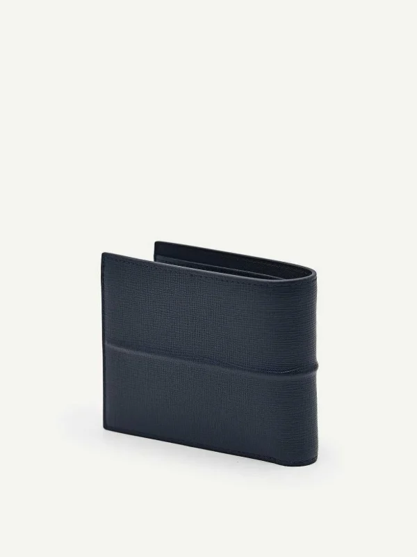 embossed_leather_bifold_w_1-4.webp Embossed Leather Bi-Fold Wallet With Insert<PEDRO Store