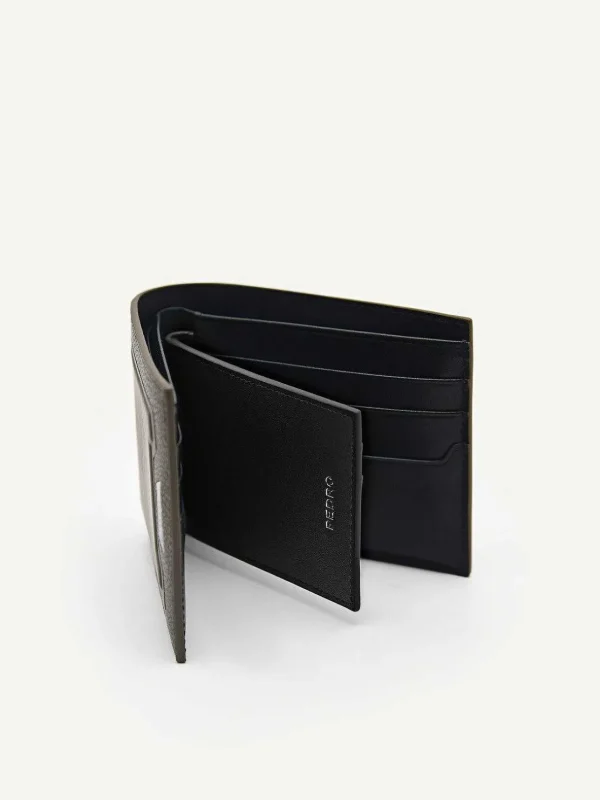 embossed_leather_bifold_w_1-5.webp Embossed Leather Bi-Fold Wallet With Insert<PEDRO Online
