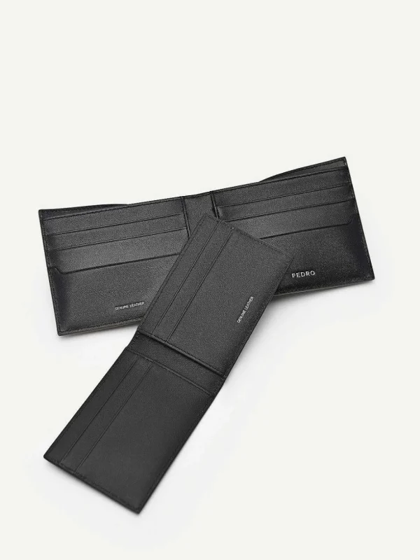 embossed_leather_bifold_w_2-5.webp Embossed Leather Bi-Fold Wallet With Insert<PEDRO Online
