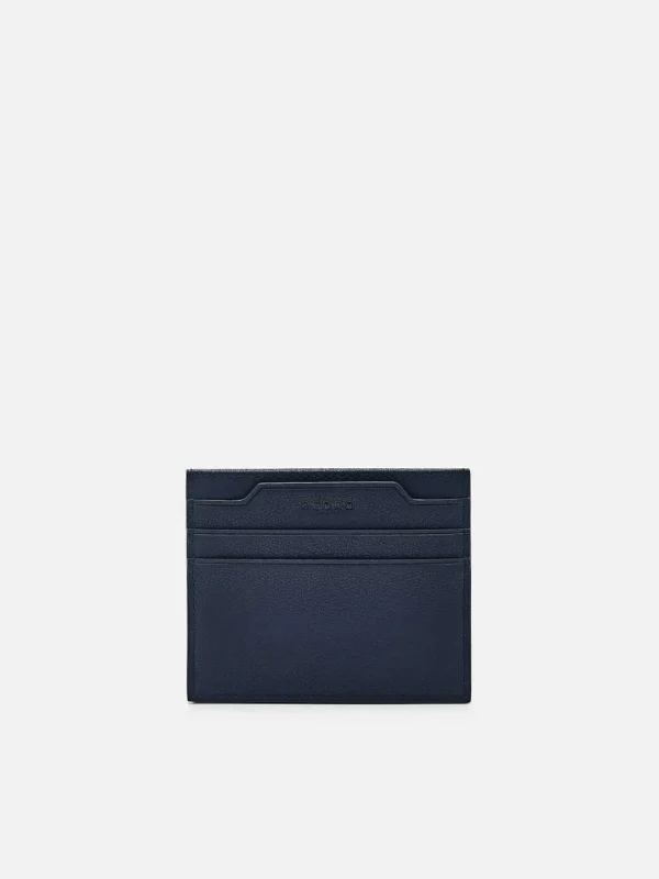 Embossed Leather Card Holder<PEDRO Fashion