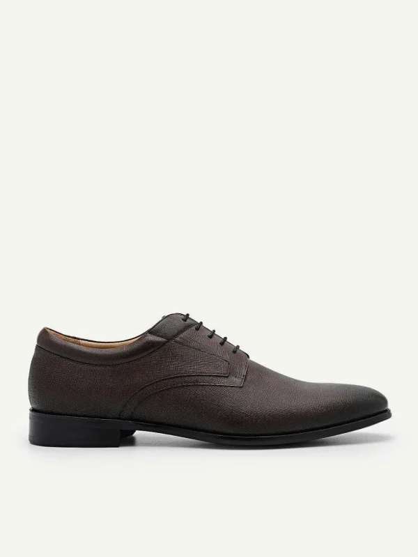 Embossed Leather Derby Shoes<PEDRO Outlet