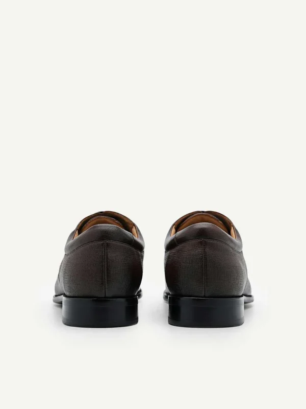 Embossed Leather Derby Shoes<PEDRO Outlet