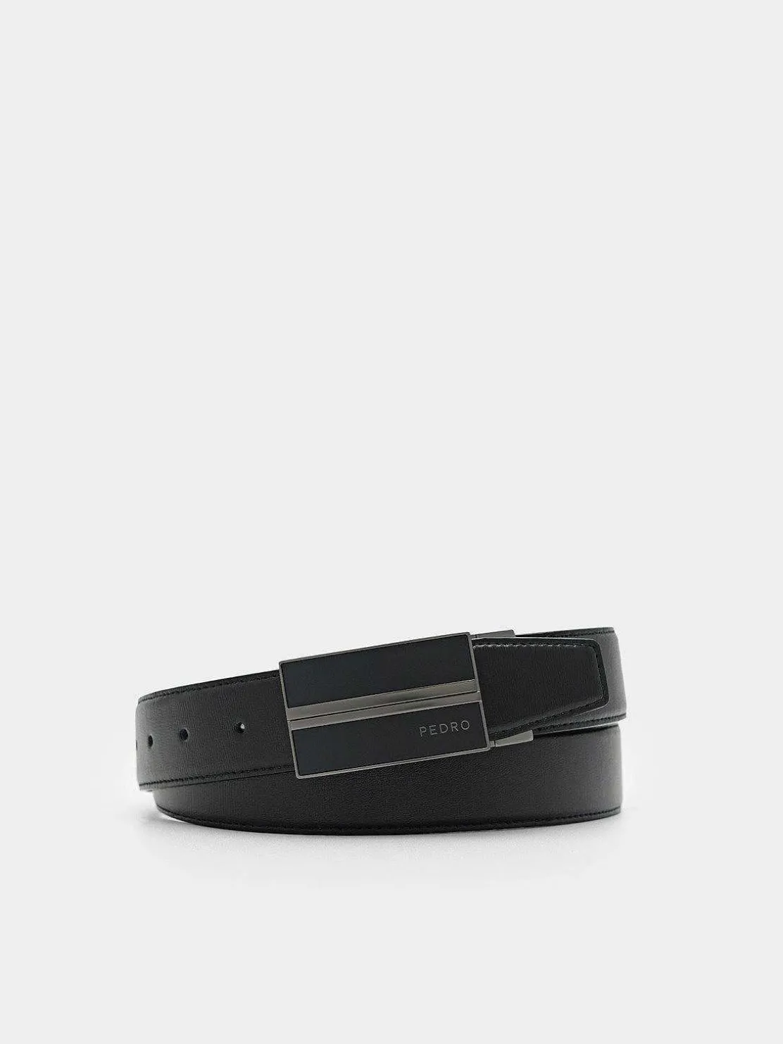 embossed_leather_reversib_0-7.webp Embossed Leather Reversible Tang Belt<PEDRO Outlet