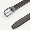Embossed Leather Reversible Pin Belt<PEDRO Sale