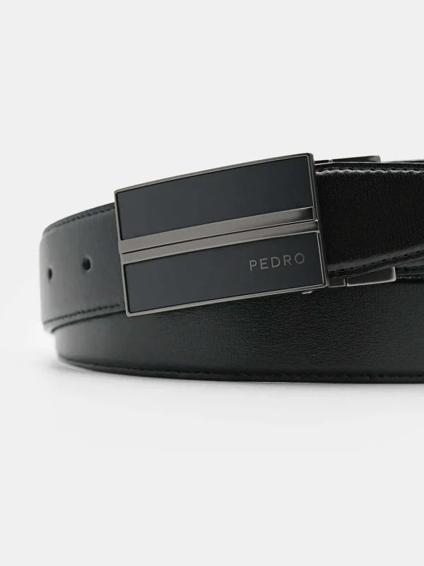 embossed_leather_reversib_1-7.webp Embossed Leather Reversible Tang Belt<PEDRO Outlet