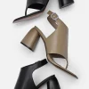 Este Leather Heel Sandals<PEDRO Cheap