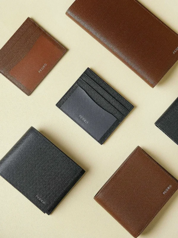 fullgrain_leather_wallet__6.webp Full-Grain Leather Wallet With Insert<PEDRO Outlet