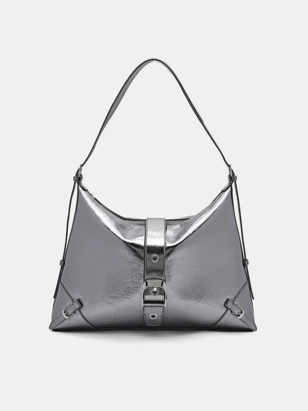 helix_leather_hobo_bag_1.webp Helix Leather Hobo Bag<PEDRO New