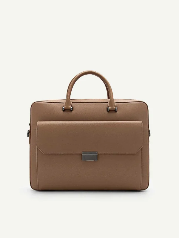 henry_textured_leather_br_0-3.webp Henry Textured Leather Briefcase<PEDRO Sale