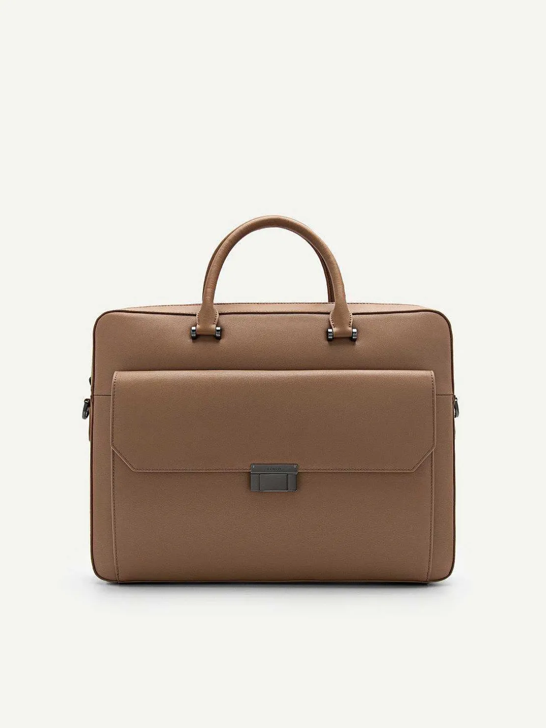 henry_textured_leather_br_0-3.webp Henry Textured Leather Briefcase<PEDRO Sale