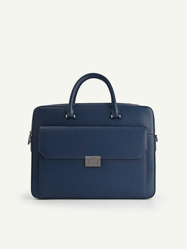 henry_textured_leather_br_0.webp Henry Textured Leather Briefcase<PEDRO New