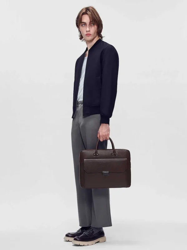 henry_textured_leather_br_2-4.webp Henry Textured Leather Briefcase<PEDRO Cheap