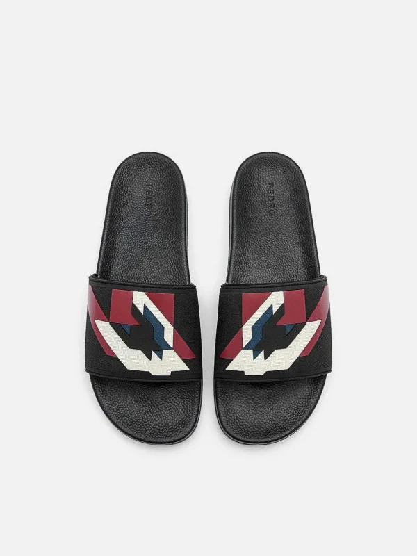 Houndstooth Slide Sandals<PEDRO Outlet