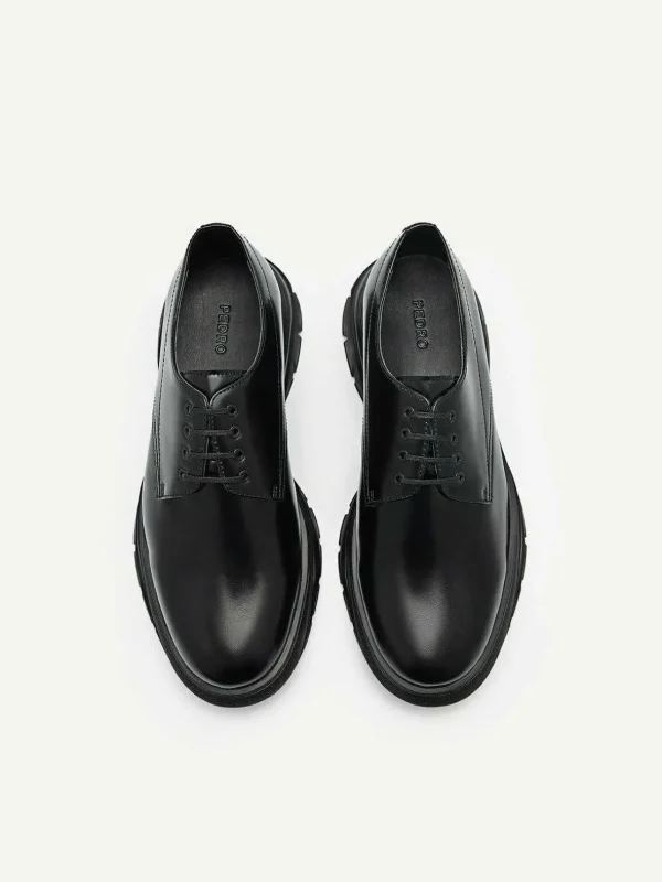 hybrix_leather_derby_shoe_2.webp Hybrix Leather Derby Shoes<PEDRO Fashion