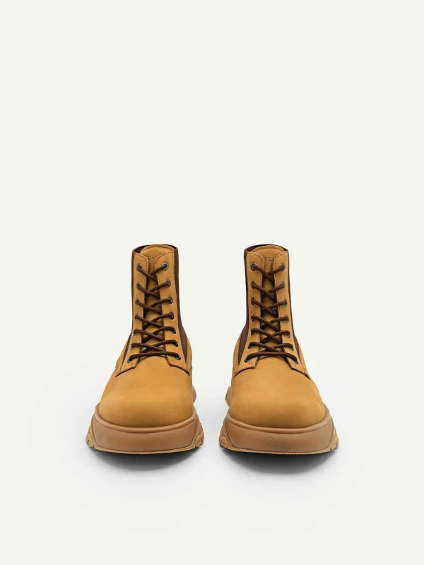 Hybrix Leather Lace-Up Boots<PEDRO Best Sale
