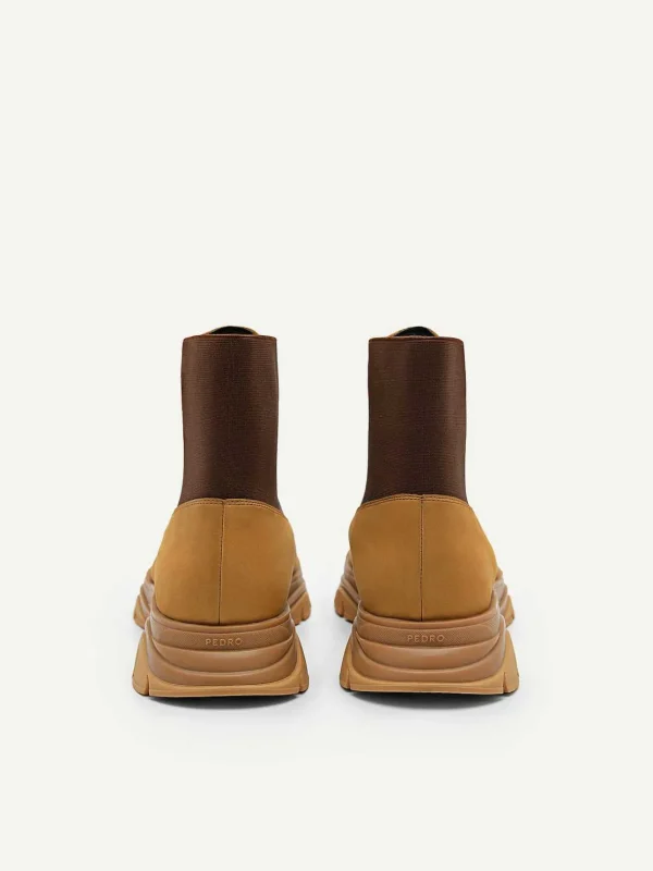 Hybrix Leather Lace-Up Boots<PEDRO Best Sale