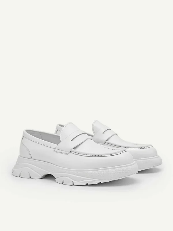 hybrix_leather_penny_loaf_1.webp Hybrix Leather Penny Loafers<PEDRO Best
