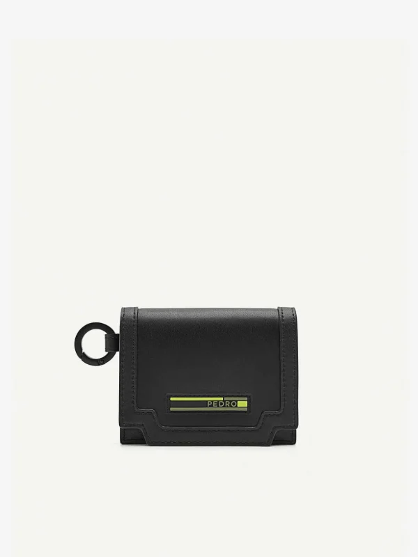 leather_bifold_card_holde_1-7.webp Leather Bi-Fold Card Holder With Key Ring<PEDRO Cheap
