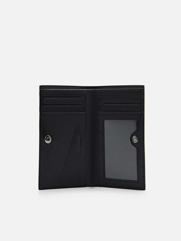 Leather Bi-Fold Card Holder With Lanyard<PEDRO New