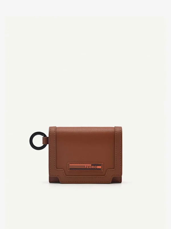 leather_bifold_card_holde_2-5.webp Leather Bi-Fold Card Holder With Key Ring<PEDRO Fashion