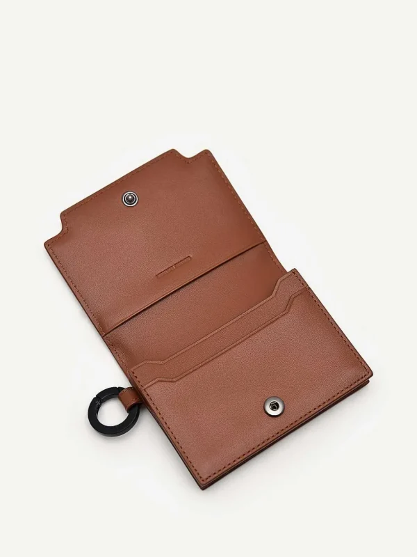 leather_bifold_card_holde_3-5.webp Leather Bi-Fold Card Holder With Key Ring<PEDRO Fashion