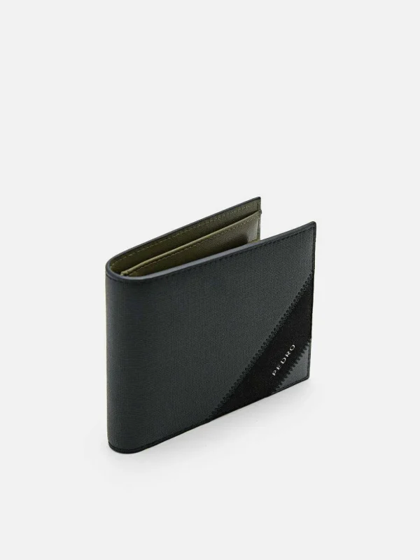 Leather Bi-Fold Coin Wallet<PEDRO Clearance