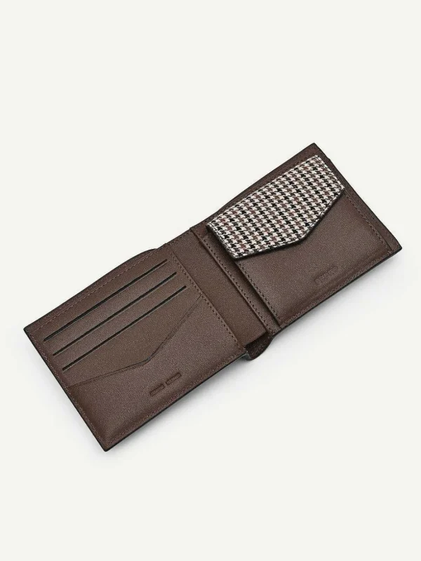 Leather Bi-Fold Coin Wallet<PEDRO Shop