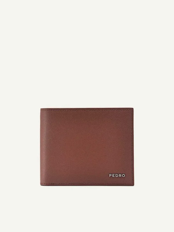 Leather Bi-Fold Wallet With Coin Pouch<PEDRO Best Sale